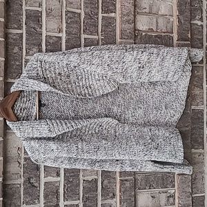 Talbots Open Brown Tan Sweater Jacket 2XP petite